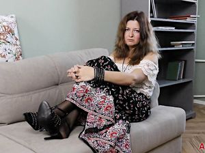 Опытная порно модель пришла на русский кастинг