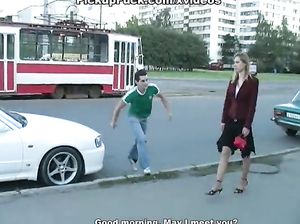 Настоящий пикап с крутым аналом