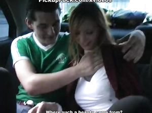 Настоящий пикап с крутым аналом