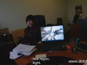 Пикапер развел на секс и трахнул на собеседовании русскую девку