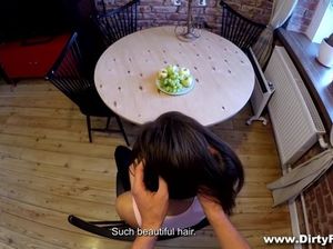 Пикапер развел малышку на страстный секс у него в квартире