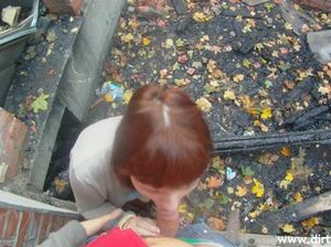 Рыженькая девчонка согласилась на секс с пикапером